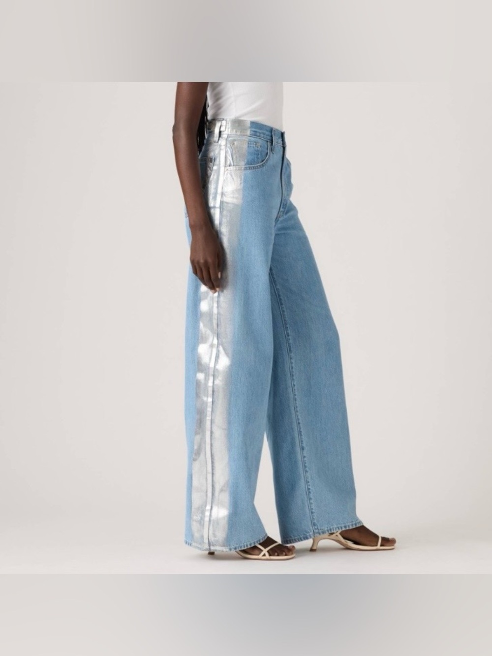 NWT Levi's Cinch High Waisted Baggy Wide Leg Jeans Size 34